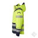 ProTec jakke 2 in 1, safety gul/marine