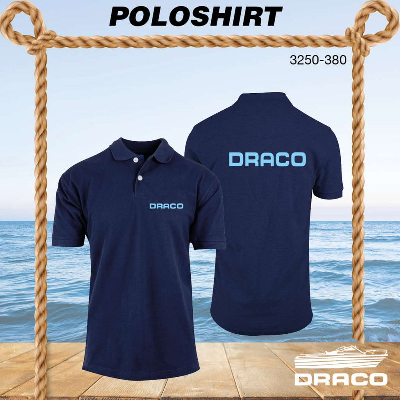 Draco team classic poloshirt, marine