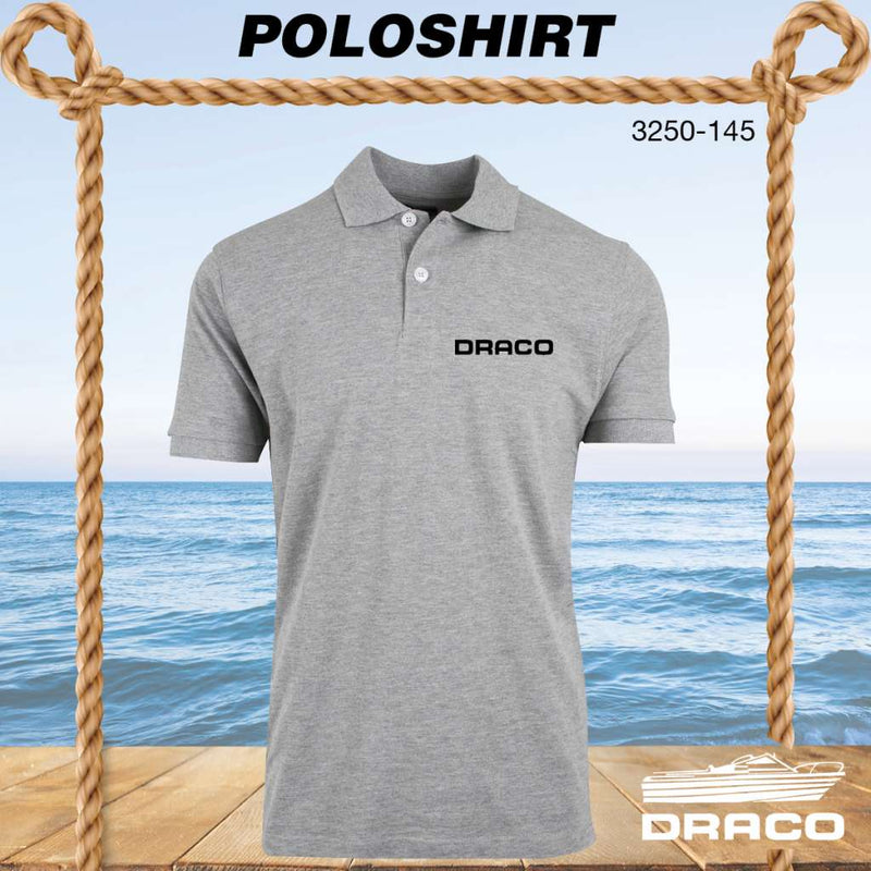 Draco poloshirt, gråmelert