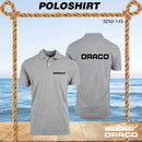 Draco team classic poloshirt, gråmelert