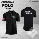 Eurorally team poloshirt, sort