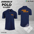 Eurorally klassisk poloshirt, marine