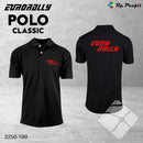 Eurorally klassisk poloshirt, sort