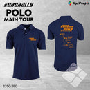 Eurorally Main Tour poloshirt, marine