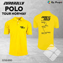 Eurorally Norway Tour poloshirt, gul
