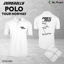 Eurorally Norway Tour poloshirt, hvit