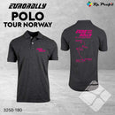 Eurorally Norway Tour poloshirt, koksgrå