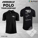 Eurorally Norway Tour poloshirt, sort