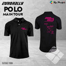 Eurorally Main Tour poloshirt, sort