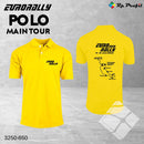 Eurorally Main Tour poloshirt, gul