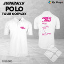 Eurorally Norway Tour poloshirt, hvit