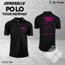 Eurorally Norway Tour poloshirt, sort