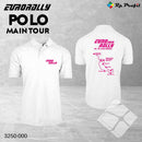 Eurorally Main Tour poloshirt, hvit