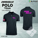 Eurorally poloshirt TEAM, koksgrå