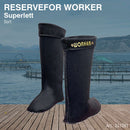 Reservefor Worker støvel, sort