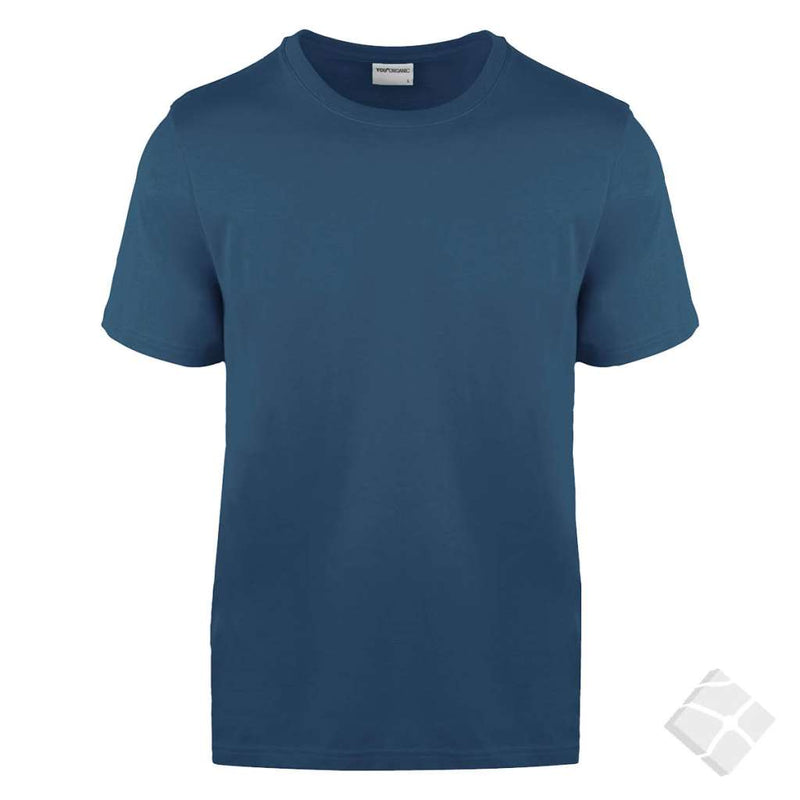 GOTS organic T-skjorte, petrol blue