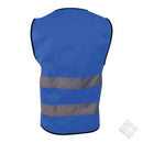 Trenings/refleksvest Flen, kornblå - 20 stk