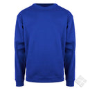 GOTS organic collegegenser, kornblå