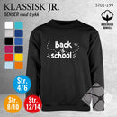 Skolegenser "back to school", sort