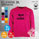 Skolegenser "back to school", rasberry