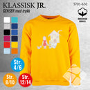 Skolegenser "back to school", gul