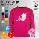 Skolegenser "back to school", rasberry