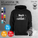 Skole hettegenser m/logotrykk , sort