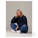 GOTS organic collegegenser, marine