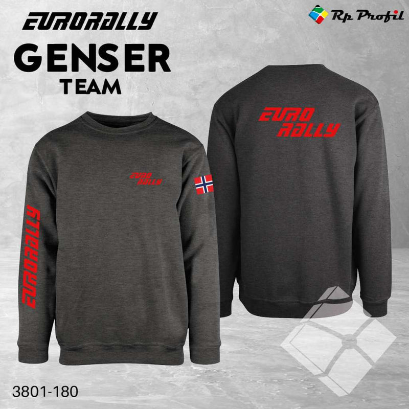 Eurorally Team genser, koksgrå