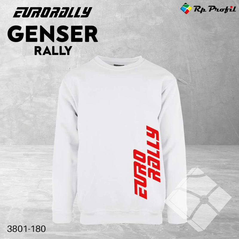 Eurorally genser - Rally, hvit