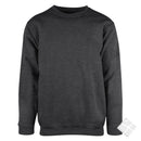 Klassisk collegegenser, koksgrå