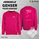 Eurorally TOUR NORWAY genser, raspberry