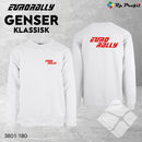 Eurorally classic genser, hvit/rosa