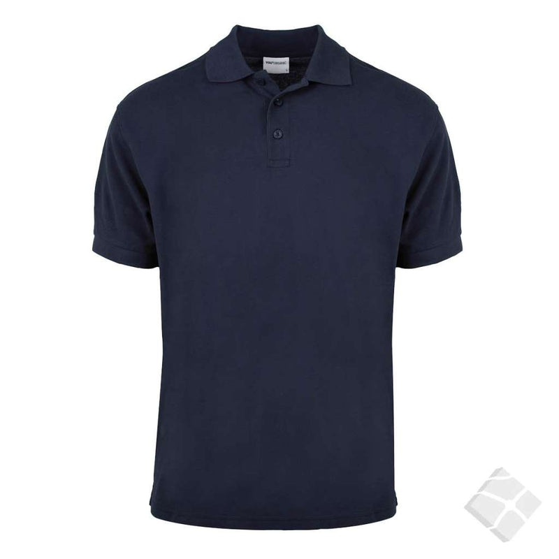 GOTS organic poloskjorte, marine