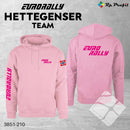 Eurorally Team hettegenser, rosa