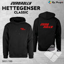 Eurorally klassisk hettegenser, sort