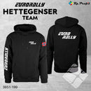 Eurorally Team hettegenser, sort