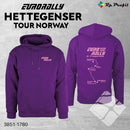 Eurorally TOUR NORWAY hettegenser, lilla