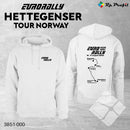 Eurorally TOUR NORWAY hettegenser , hvit