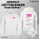Eurorally TOUR NORWAY hettegenser, hvit