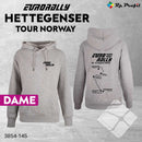 Eurorally TOUR NORWAY dame hettegenser, grå