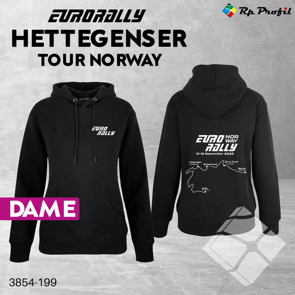 Eurorally hettegenser dame TOUR NORWAY, sort