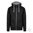 Hettejakke Bronx , Sort/Gråmelert