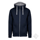 Hettejakke Bronx , Marine/Gråmelert