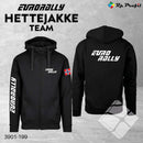 Eurorally hettejakke Team, sort
