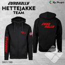 Eurorally Team hettejakke, sort