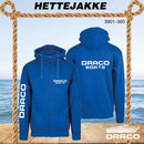 Draco boats hettejakke, kornblå