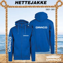 Draco hettejakke team classic logo, kornblå