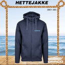 Draco hettejakke classic logo, marinemelert
