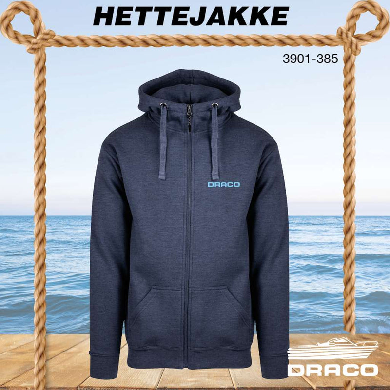 Draco hettejakke classic logo, marinemelert